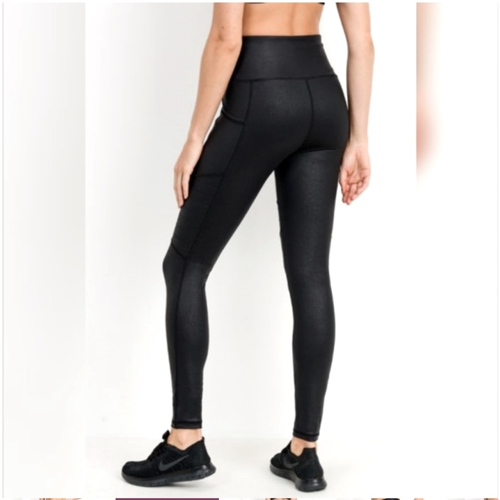 Mono B moto faux leather leggings- NWOT’s